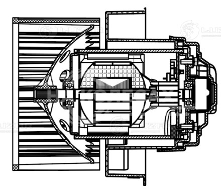 Электровентилятор отопителя для автомобилей Renault Arkana (19-)/Duster II (21-)