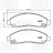 Колодки тормозные дисковые передние для автомобилей Great Wall Hover (05-) / Hover H5 (11-) / Isuzu D-Max (02-) (PF 4236)