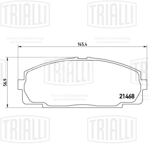 Колодки тормозные дисковые передние для автомобилей Toyota Hiace (82-)/Hiace (87-)  (PF 4339)