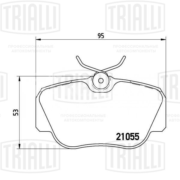Колодки тормозные для автомобилей Mercedes 190 (W201) (82-) дисковые передние
