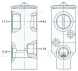 Клапан расширительный кондиционера (ТРВ) Captiva (06-)/Antara (06-)