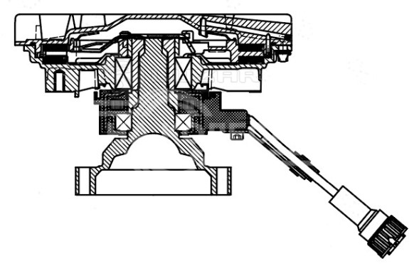 Муфта вязкостная для автомобилей Volvo FM12 (98-)/FM9 (01-)/FM (05-) (электронное управление, без крыльчатки)