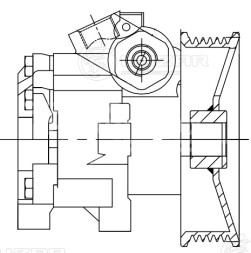 Насос ГУР для автомобилей УАЗ 3741 с дв. ЗМЗ-4091