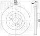 Диск тормозной задний для автомобилей Audi A6 (18-) / A7 (18-) / Q7 (15-) / Q8 (18-) d=350 окрашенный