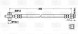 Шланг тормозной задний для автомобилей Audi A4 B6 (00-)/A4 B7 (04-) L=278мм