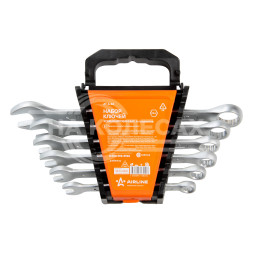 Набор ключей комбинированных 6 пр. (8-17мм) пласт.держат. PRO