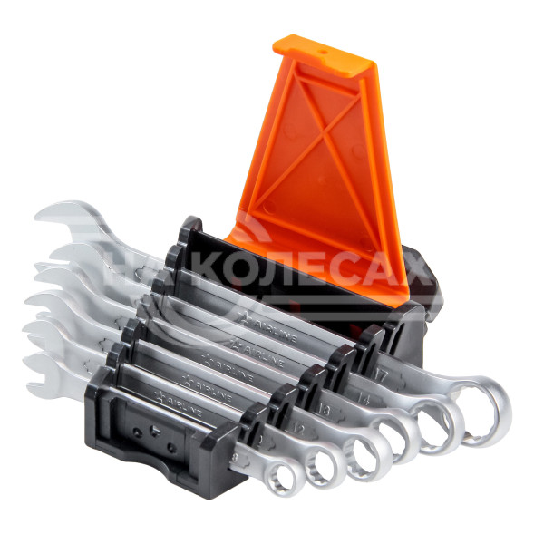 Набор ключей комбинированных 6 пр. (8-17мм) пласт.держат. PRO