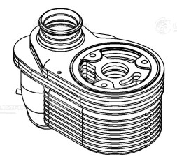 Радиатор масляный для автомобилей Fiat Ducato (06-)/Iveco Daily (11-) 2.3D