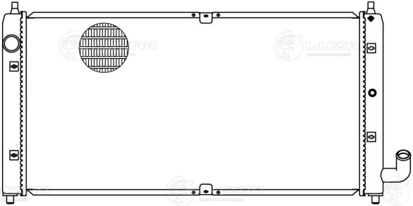 Радиатор охлаждения для автомобилей Chery Bonus (A13) (11-) 1.5i MT