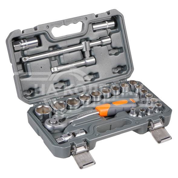 Набор головок и принадлежностей 1/2&quot; 24пр., пласткейс