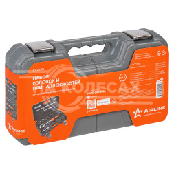 Набор головок и принадлежностей 1/2" 24пр., пласткейс