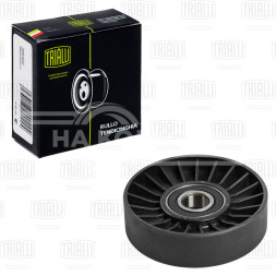 Ролик приводного ремня для автомобилей Peugeot 306 (93-) 1.8i/2.0i [XU] А/С+ c ГУР (только ролик натяжителя)