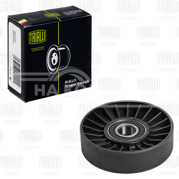 Ролик приводного ремня для автомобилей Peugeot 306 (93-) 1.8i/2.0i [XU] А/С+ c ГУР (только ролик натяжителя)