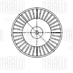 Ролик приводного ремня для автомобилей Peugeot 306 (93-) 1.8i/2.0i [XU] А/С+ c ГУР (только ролик натяжителя)