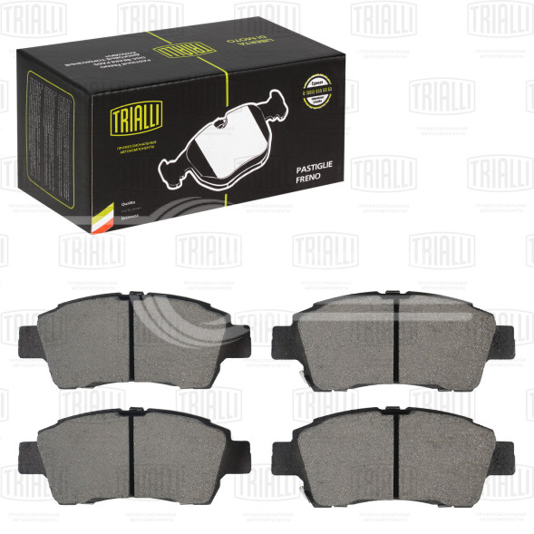 Колодки тормозные  дисковые передние для автомобилей Toyota Vitz (99-) / FunCargo (99-) / Platz (00-) с тормозной системой Akebono