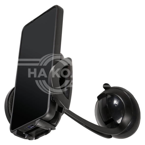 Держатель для телефона автомобильный на лоб. стекло/торпедо на металлической штанге