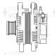 Генератор для автомобилей Toyota Highlander (08-)/Camry V50 (11-)/Lexus RX (09-) 3.5i 150A