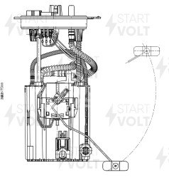 Модуль топливного насоса для автомобилей VAG Tiguan II (16-)/Kodiaq (16-) 1.4i/2.0i 4x4
