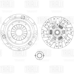 Комплект сцепления в сборе для автомобилей Chery Tiggo T11 (06-) 2.0i [4G63]/2.4i [4G64] с муфтой