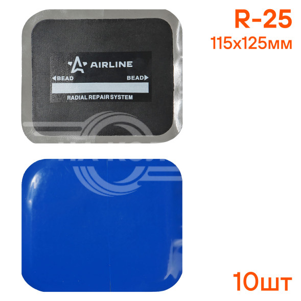 Пластырь кордовый, радиальный R-25 (115*125 мм)