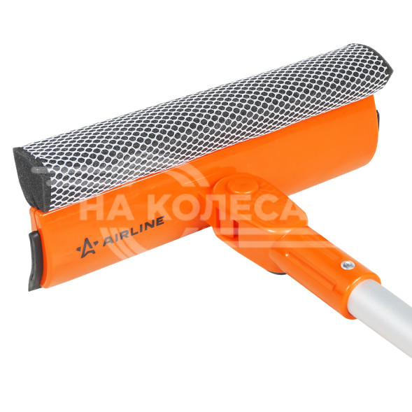 Щетка для мытья стекол с поролоном и водосгоном складная (40см)