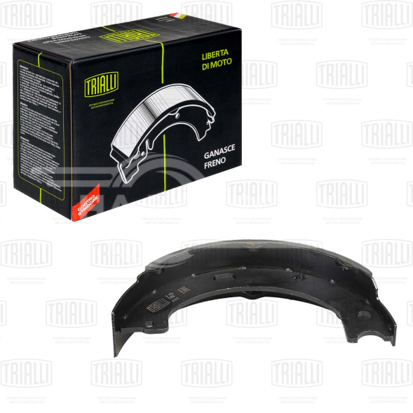 Колодки тормозные барабанные стояночного тормоза для автомобилей Nissan Patrol (97-) 203x47 (2 шт.)