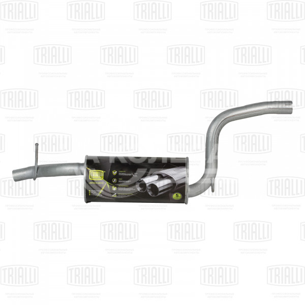 Глушитель для автомобилей Ford Focus II (05-) 1.6Ti/1.8i/2.0i основной (алюминизированная сталь)