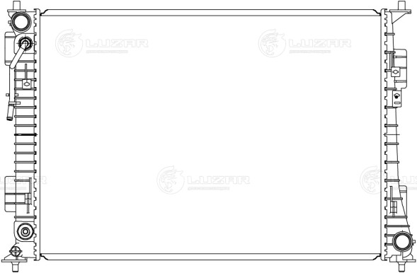 Радиатор охлаждения для автомобилей Sonata (DN8) (19-) 2.0i/2.5i AT