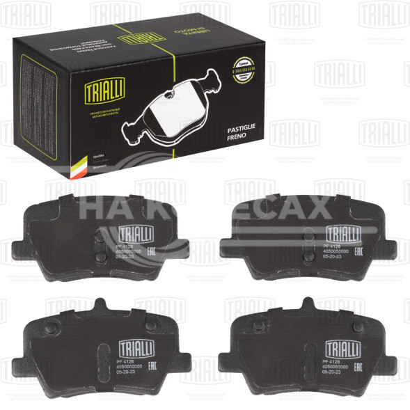 Колодки тормозные дисковые задние для автомобилей Geely Tugella (20-)