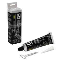 Герметик формирователь прокладок силиконовый высокотемпературный нейтральный, серый, туба 85г.