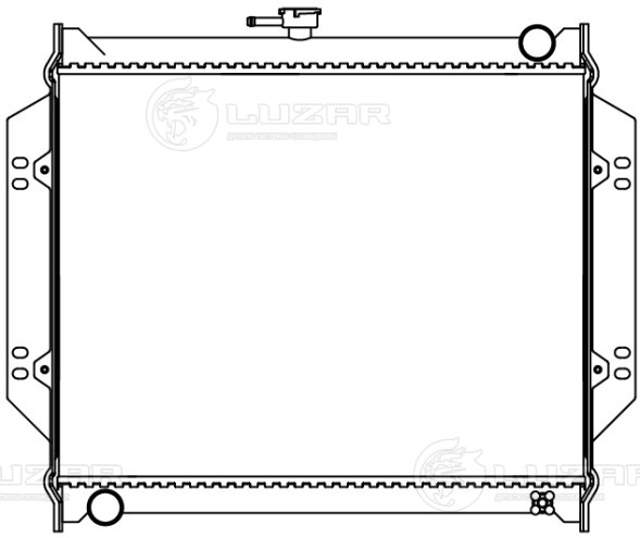 Радиатор охлаждения для автомобилей Great Wall Safe (01-) 2.2i MT