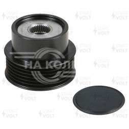 Шкив с обгонной муфтой генератора для автомобилей Volvo XC90 (06-) 3.2i 6PK (6PK)