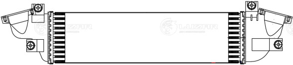 ОНВ (радиатор интеркулера) для автомобилей Mitsubishi L200 (15-)/Pajero Sport (15-) 2.4D