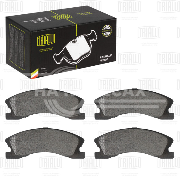 Колодки тормозные дисковые передние для автомобилей Jeep Grand Cherokee II (99-)