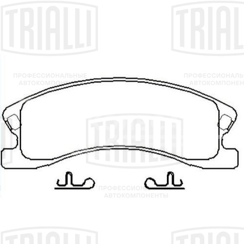 Колодки тормозные дисковые передние для автомобилей Jeep Grand Cherokee II (99-)