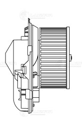 Электровентилятор отопления для автомобилей VW Passat B5 (96-)/Audi A4 B5 (94-) (auto A/C)