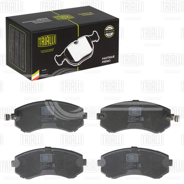 Колодки тормозные дисковые задние для автомобилей Nissan Patrol (97-) (PF 4303)