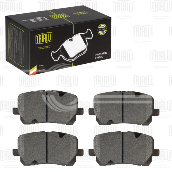 Колодки тормозные дисковые передние для автомобилей Toyota Avensis Verso (01-) (PF 4348)