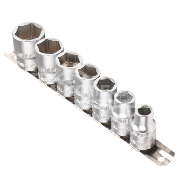Набор головок торцевых 1/2&quot; DR шестигранных 7пр. (10,12,14,15,17,19,22мм)