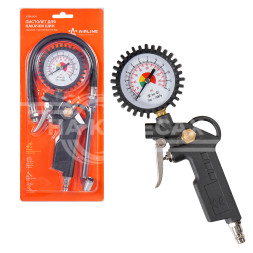 Пистолет для накачки шин грузовой 12 АТМ с манометром