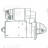 Стартер для автомобилей Toyota Corolla E120 (01-) 1.4i/1.6i/Wish (03-) 1.8i (тип BOSCH) 1,1кВт