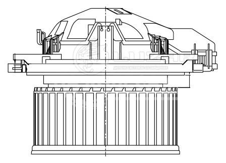 Электровентилятор отопителя для автомобилей BMW 3 (F30) (11-)/1 (F20/F21) (11-)