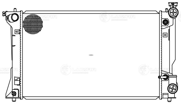 Радиатор охлаждения для автомобилей Avensis (03-) 2.0i AT