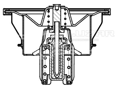Термостат для автомобилей Volvo FM/FH (05-)/FMX (10-)/Renault Trucks Premium II (05-)/Kerax (05-) (82°С) (термоэлемент)