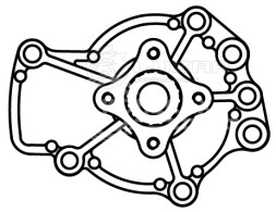 Насос водяной для автомобилей Nissan Primera P10 (90-)/P11 (96-) 2.0i [SR20DE]
