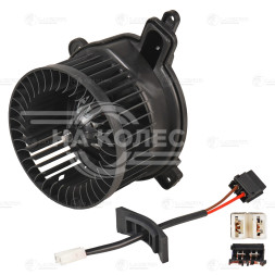 Электровентилятор отопителя для автомобилей Citroen Berlingo I (96-)/Peugeot Partner I (96-) A/C- (плоский разъем)