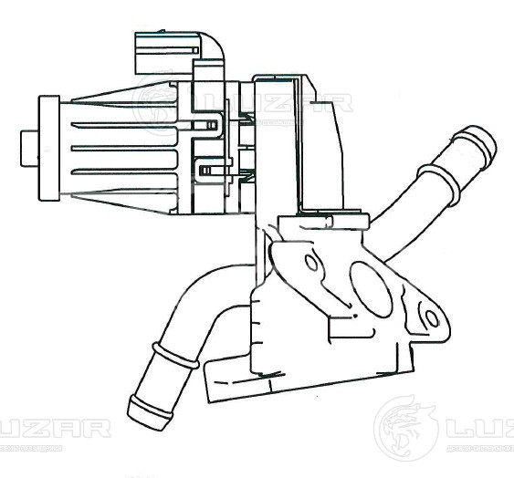 Клапан EGR (рециркуляции отработавших газов) для автомобилей Ford Transit (06-) 2.2D