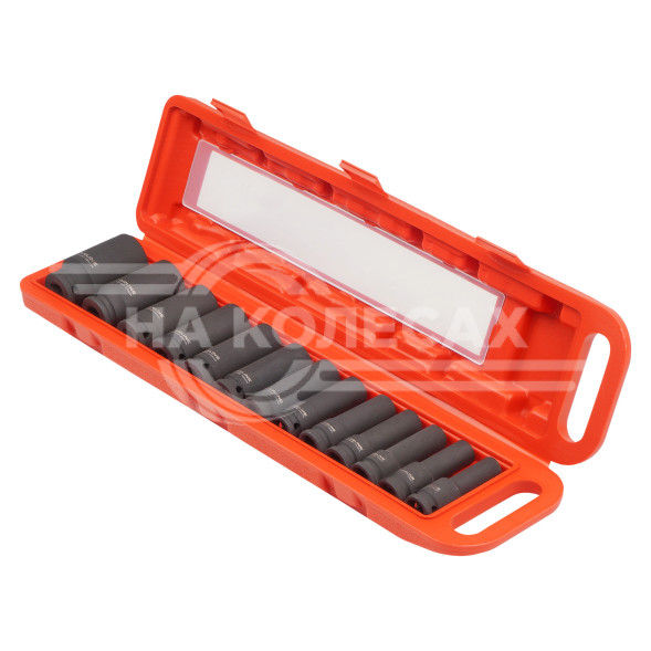 Набор головок ударных 1/2&quot; 78мм 13 пр. (10-32мм) пласт. кейс.