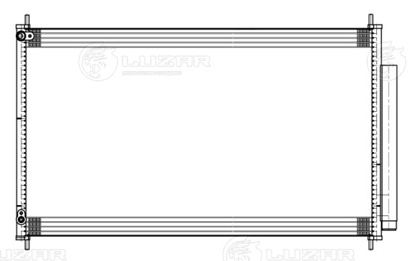 Радиатор кондиционера для автомобилей Pilot II (08-) 3.5i AT