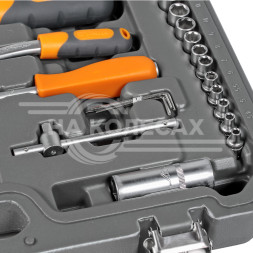 Набор инструментов универсальный 94пр. (головки 1/2", 1/4") кейс